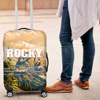 The Beauty of Rocky Mountains Luggage Cover