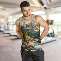 The Beauty of Rocky Mountains Men Tank Top