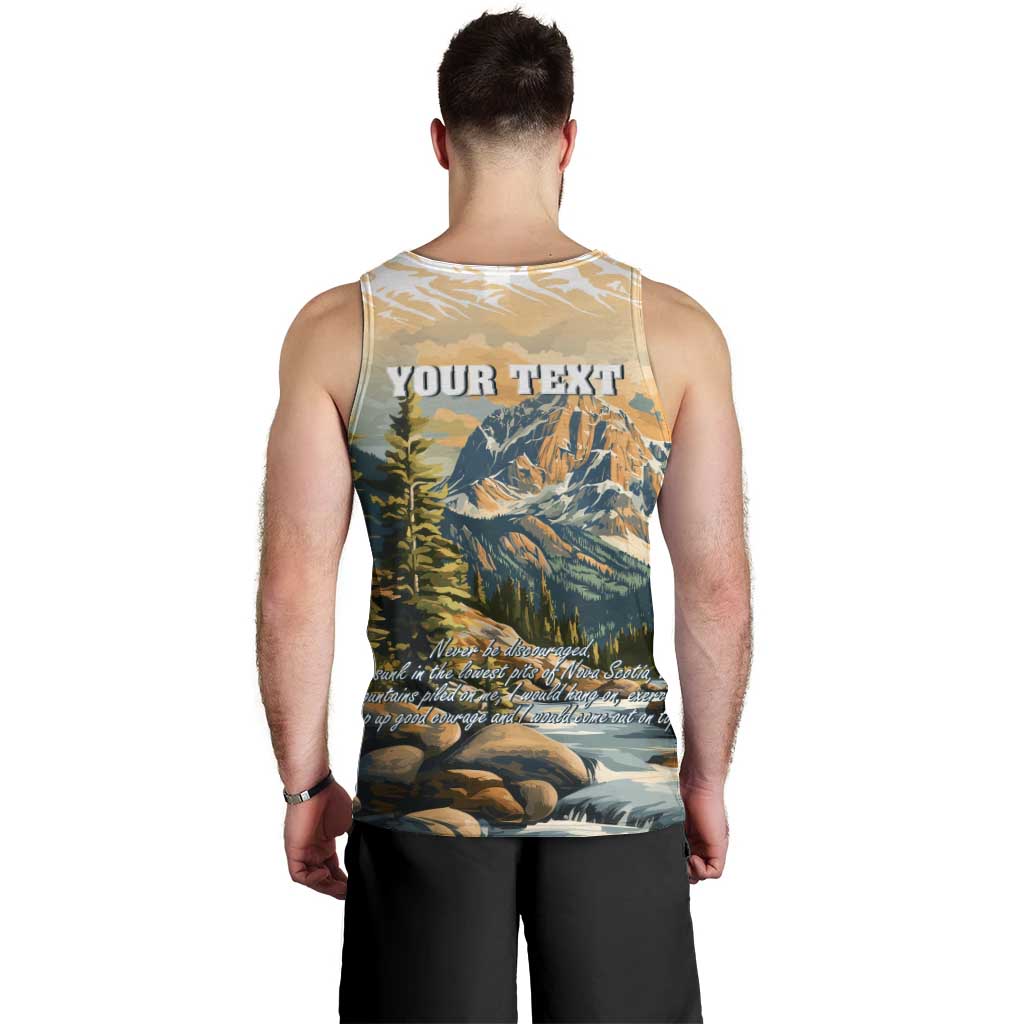 The Beauty of Rocky Mountains Men Tank Top