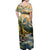 The Beauty of Rocky Mountains Off Shoulder Maxi Dress
