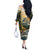 The Beauty of Rocky Mountains Off The Shoulder Long Sleeve Dress