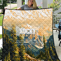 The Beauty of Rocky Mountains Quilt