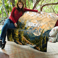 The Beauty of Rocky Mountains Quilt
