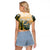 The Beauty of Rocky Mountains Raglan Cropped T Shirt
