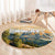 The Beauty of Rocky Mountains Round Carpet