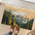 The Beauty of Rocky Mountains Rubber Doormat