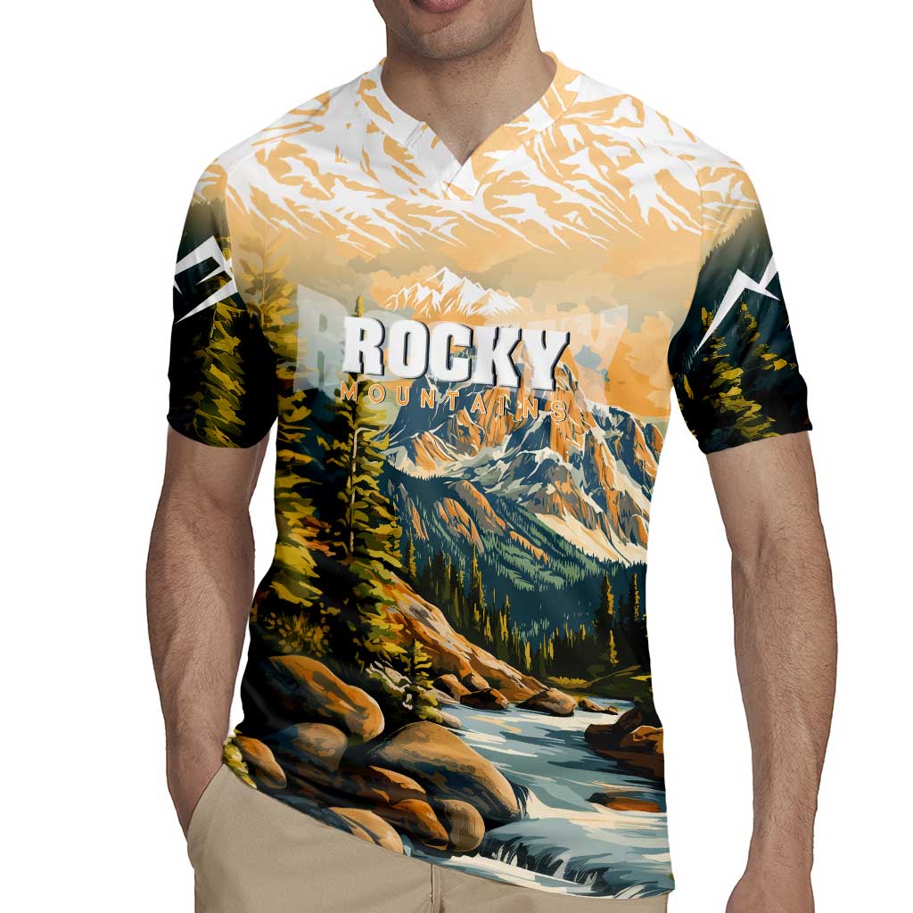 The Beauty of Rocky Mountains Rugby Jersey