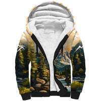 The Beauty of Rocky Mountains Sherpa Hoodie