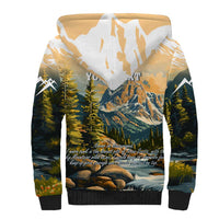 The Beauty of Rocky Mountains Sherpa Hoodie