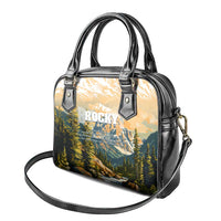 The Beauty of Rocky Mountains Shoulder Handbag