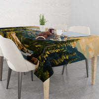 The Beauty of Rocky Mountains Tablecloth