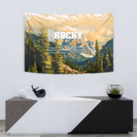 The Beauty of Rocky Mountains Tapestry