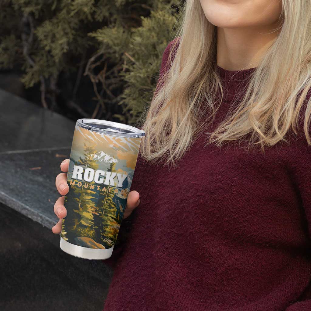 The Beauty of Rocky Mountains Tumbler Cup