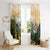 The Beauty of Rocky Mountains Window Curtain