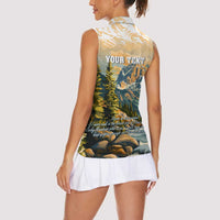 The Beauty of Rocky Mountains Women Sleeveless Polo Shirt