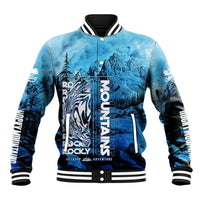Rocky Mountains Baseball Jacket Outdoor Adventure