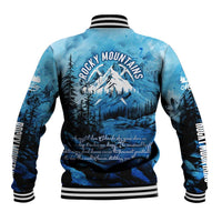 Rocky Mountains Baseball Jacket Outdoor Adventure