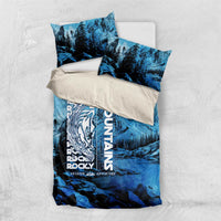Rocky Mountains Bedding Set Outdoor Adventure