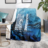 Rocky Mountains Blanket Outdoor Adventure