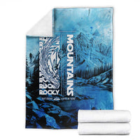 Rocky Mountains Blanket Outdoor Adventure