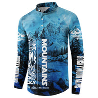 Rocky Mountains Button Sweatshirt Outdoor Adventure
