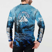 Rocky Mountains Button Sweatshirt Outdoor Adventure