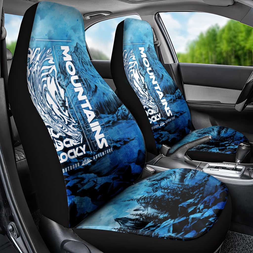 Rocky Mountains Car Seat Cover Outdoor Adventure