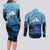 Rocky Mountains Couples Matching Long Sleeve Bodycon Dress and Long Sleeve Button Shirt Outdoor Adventure