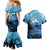 Rocky Mountains Couples Matching Mermaid Dress and Hawaiian Shirt Outdoor Adventure