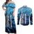 Rocky Mountains Couples Matching Off Shoulder Maxi Dress and Long Sleeve Button Shirt Outdoor Adventure