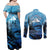 Rocky Mountains Couples Matching Off Shoulder Maxi Dress and Long Sleeve Button Shirt Outdoor Adventure