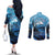Rocky Mountains Couples Matching Off The Shoulder Long Sleeve Dress and Long Sleeve Button Shirt Outdoor Adventure