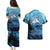 Rocky Mountains Couples Matching Puletasi and Hawaiian Shirt Outdoor Adventure
