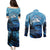 Rocky Mountains Couples Matching Puletasi and Long Sleeve Button Shirt Outdoor Adventure