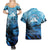 Rocky Mountains Couples Matching Summer Maxi Dress and Hawaiian Shirt Outdoor Adventure