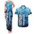 Rocky Mountains Couples Matching Tank Maxi Dress and Hawaiian Shirt Outdoor Adventure