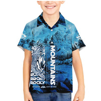 Rocky Mountains Family Matching Mermaid Dress and Hawaiian Shirt Outdoor Adventure