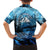 Rocky Mountains Family Matching Off The Shoulder Long Sleeve Dress and Hawaiian Shirt Outdoor Adventure