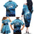 Rocky Mountains Family Matching Off The Shoulder Long Sleeve Dress and Hawaiian Shirt Outdoor Adventure