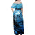 Rocky Mountains Family Matching Off Shoulder Maxi Dress and Hawaiian Shirt Outdoor Adventure