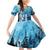 Rocky Mountains Family Matching Off Shoulder Short Dress and Hawaiian Shirt Outdoor Adventure