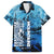 Rocky Mountains Family Matching Off Shoulder Short Dress and Hawaiian Shirt Outdoor Adventure