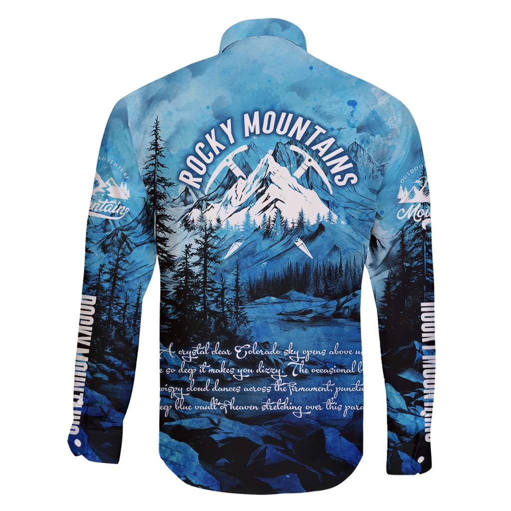 Rocky Mountains Family Matching Tank Maxi Dress and Hawaiian Shirt Outdoor Adventure