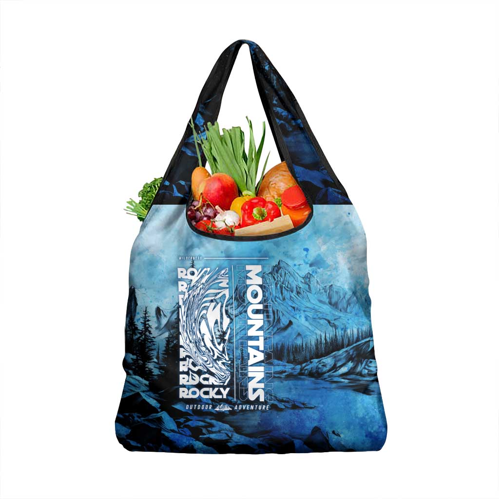 Rocky Mountains Grocery Bag Outdoor Adventure