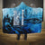 Rocky Mountains Hooded Blanket Outdoor Adventure