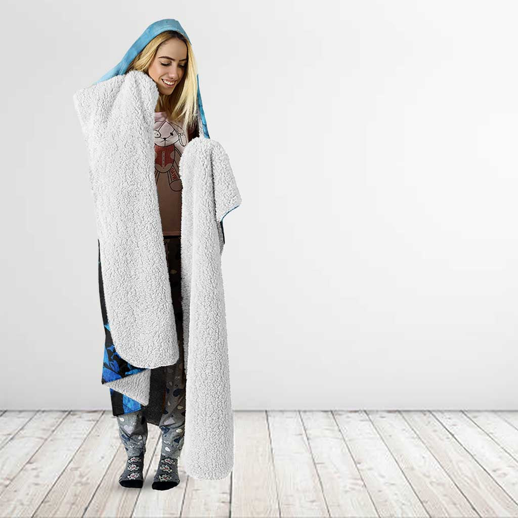 Rocky Mountains Hooded Blanket Outdoor Adventure