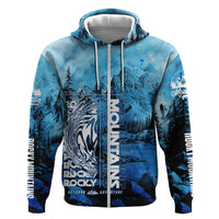 Rocky Mountains Hoodie Outdoor Adventure