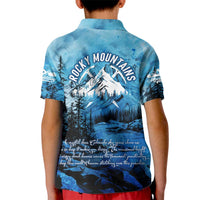 Rocky Mountains Kid Polo Shirt Outdoor Adventure