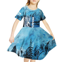 Rocky Mountains Kid Short Sleeve Dress Outdoor Adventure