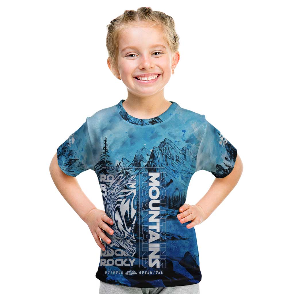 Rocky Mountains Kid T Shirt Outdoor Adventure